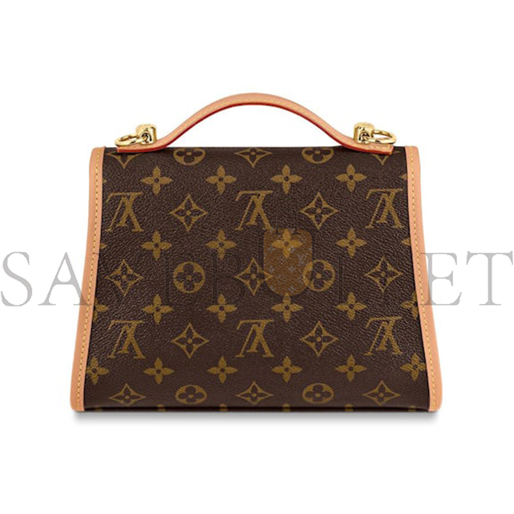 l**is V*t*n ivy handbag monogram canvas m44919 (23.5*18*6cm)